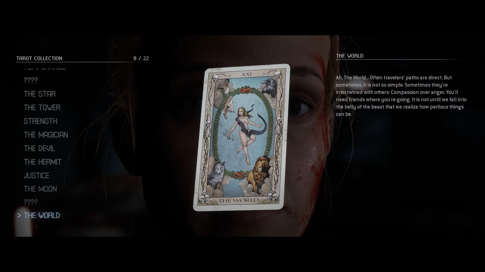 The Quarry Tarot Cards locations